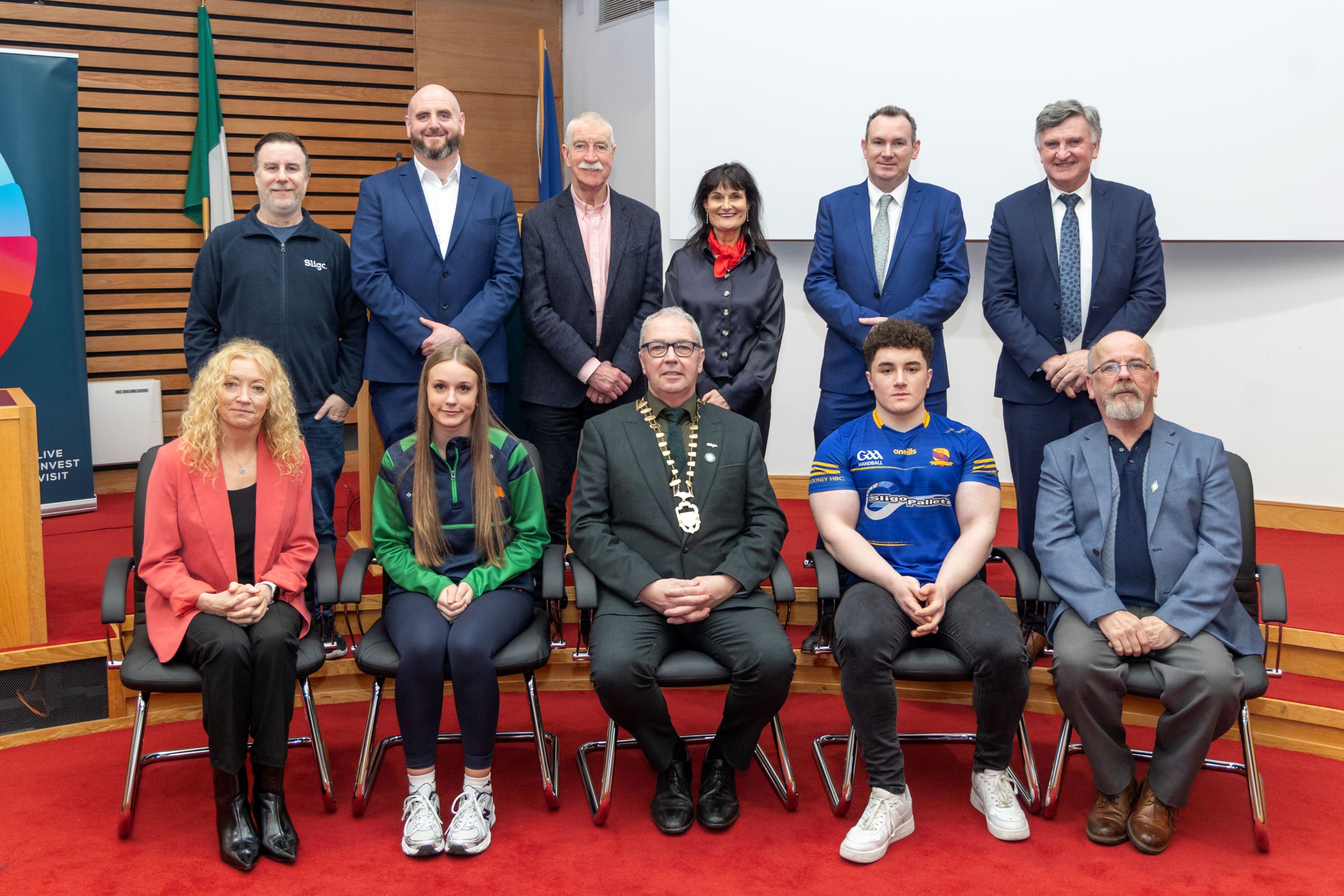 Civic Reception Honours Achievements of Amelia Rybicki and Travis Gibbons